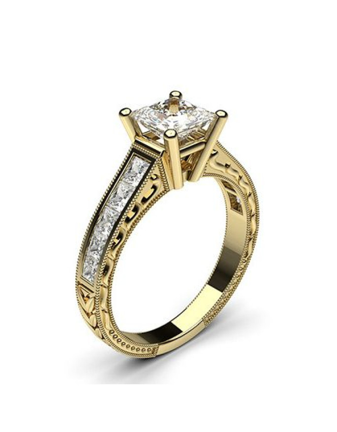 Золота каблучка з діамантами (арт. 800011-3)